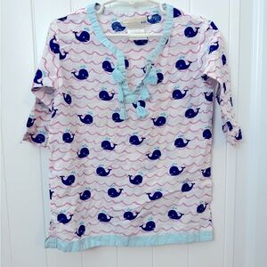 Baby girl pottery barn kids swimsuit cover up. Size 18-24 months.